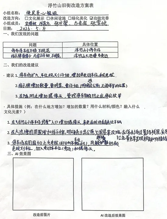成果展示：方案表3